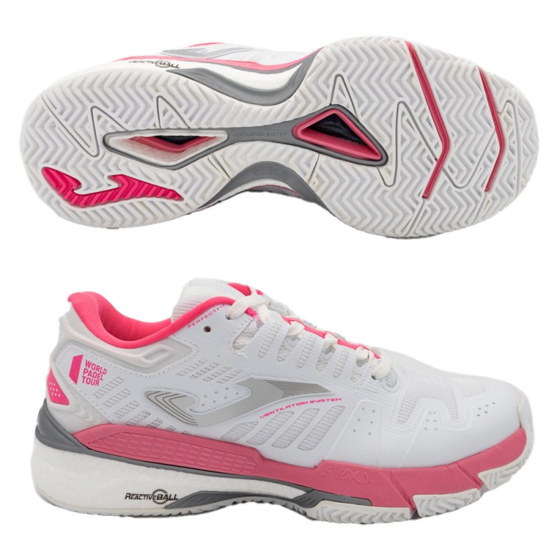 Zapatillas Joma T.SLAM LADY 2202 blanco rosa Zapatillas Joma T.SLAM LADY 2202 blanco rosa