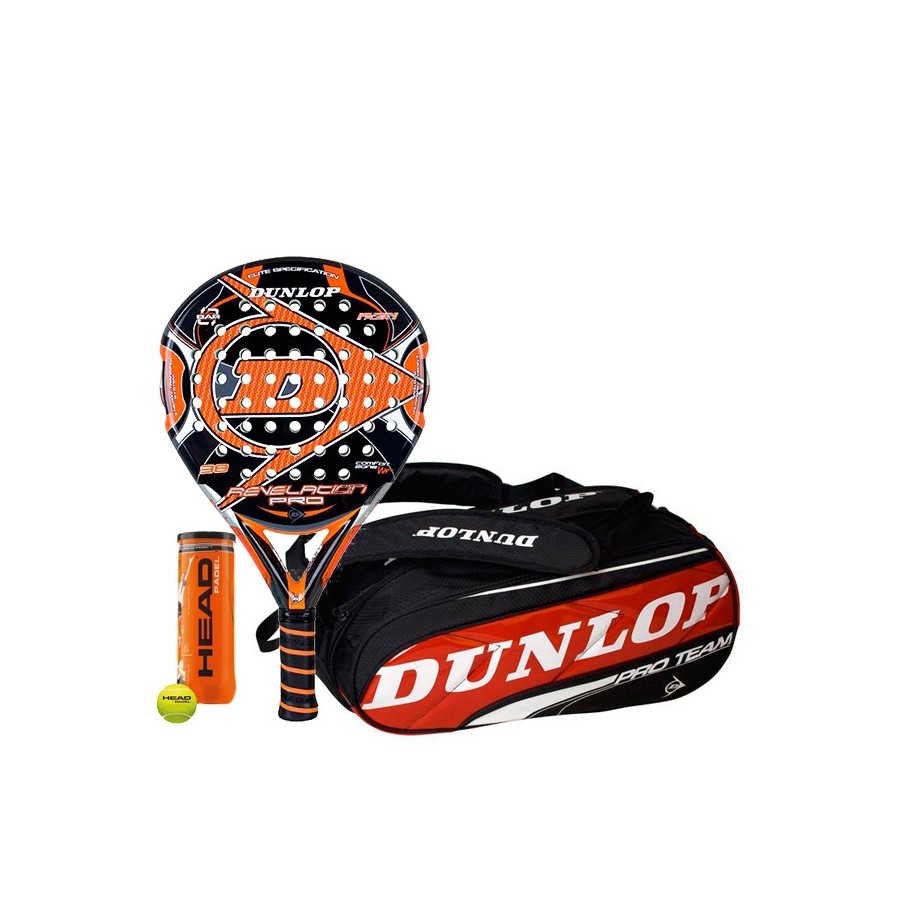 Pack Dunlop Revelation Pro + Paletero Pro Team