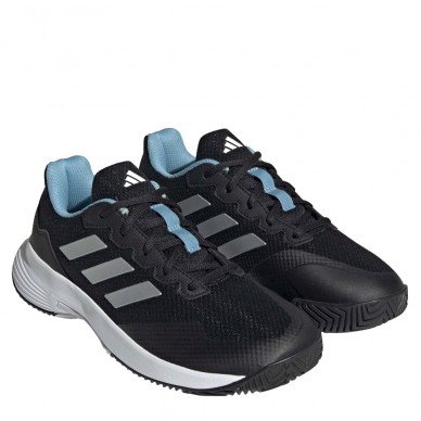 Zapatillas Adidas gamecourt 2 w core black silver blue 2023