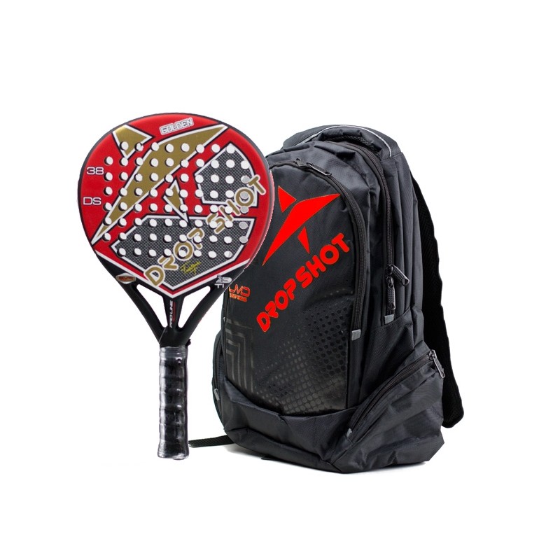 Pack Drop Shot Golden + Mochila JMD Pack Drop Shot Golden + Mochila JMD
