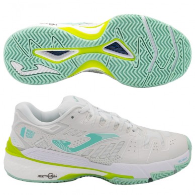 Zapatillas Joma T.SLAM LADY 2332 blanco celeste 2023