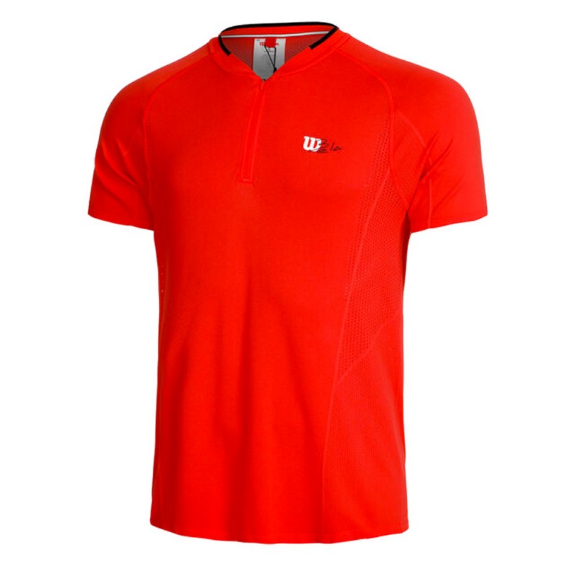 Camiseta Wilson Series Seamless Ziphnly 2.0 infrared Camiseta Wilson Series Seamless Ziphnly 2.0 infrared