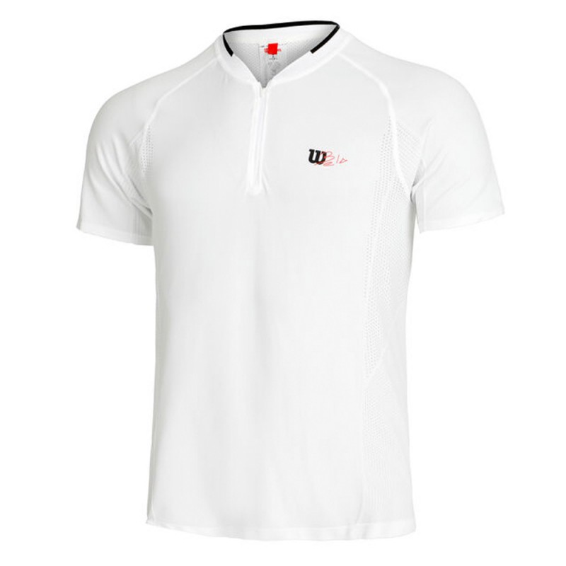 Camiseta Wilson Series Seamless Ziphnly 2.0 bright white