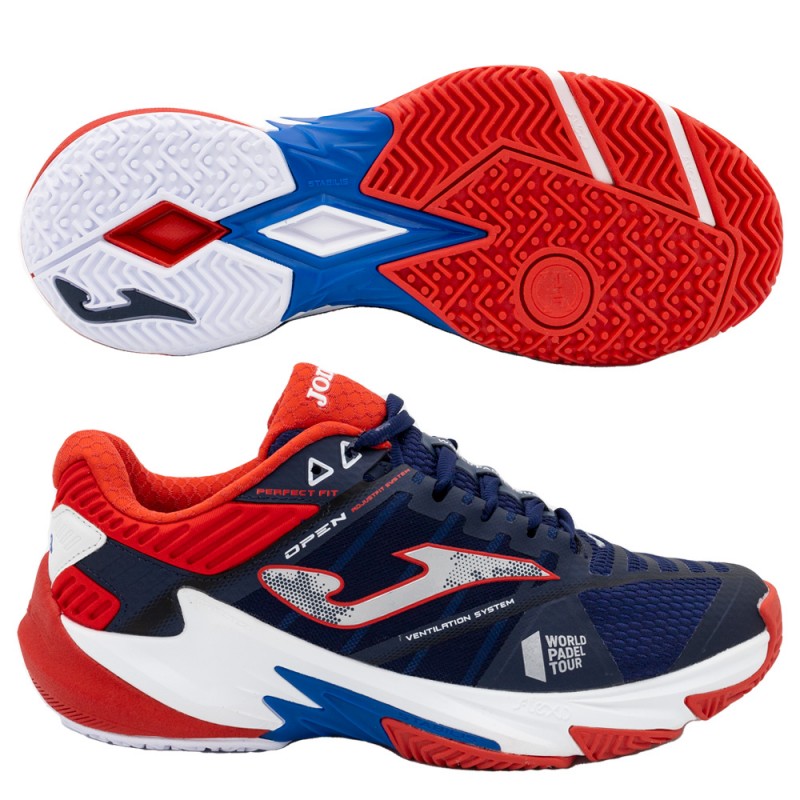 Zapatillas Joma T.OPEN 2303 marino rojo 2023 Zapatillas Joma T.OPEN 2303 marino rojo 2023