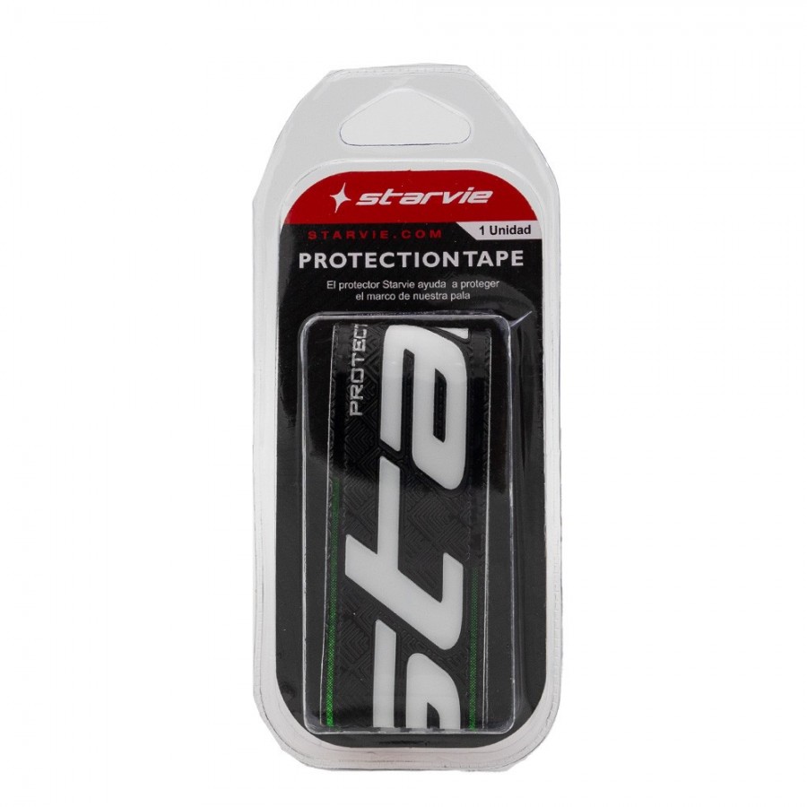 Protector adhesivo marco pala de padel padel negro- 3 unidades