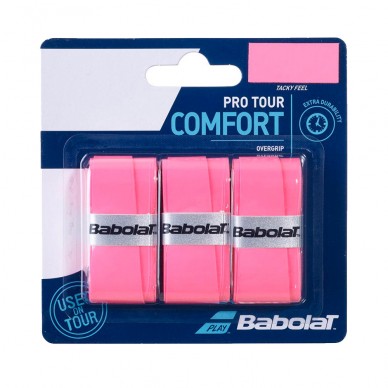 Overgrips Babolat Pro Tour x3 rosas