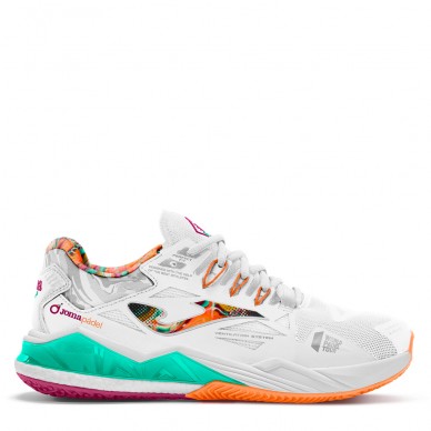 Zapatillas Joma Spin Lady 2332 blanco naranja 2023