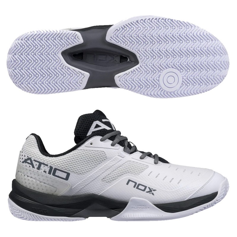 Zapatillas Nox AT10 blanco negro 2023 Zapatillas Nox AT10 blanco negro 2023