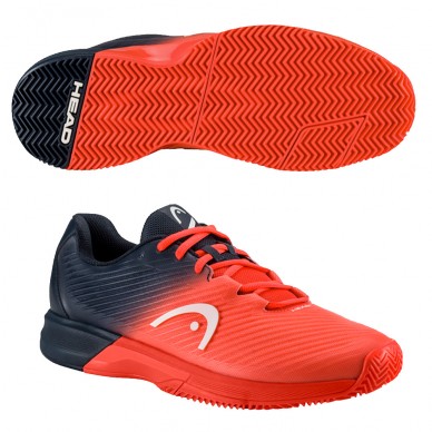 Zapatillas Head Revolt Pro 4.0 Clay blueberry fiery coral 2023