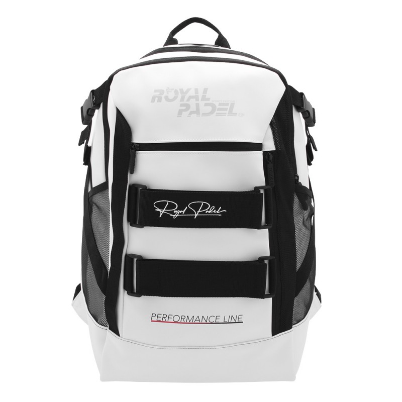 Mochila Royal Padel Deportiva Pro blanca 2023