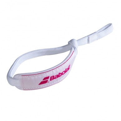 Cordon Babolat Wrist Strap rosa blanco