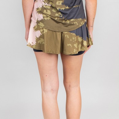 Falda Bidi Badu Pure Wild Printed Wavy olive dark grey