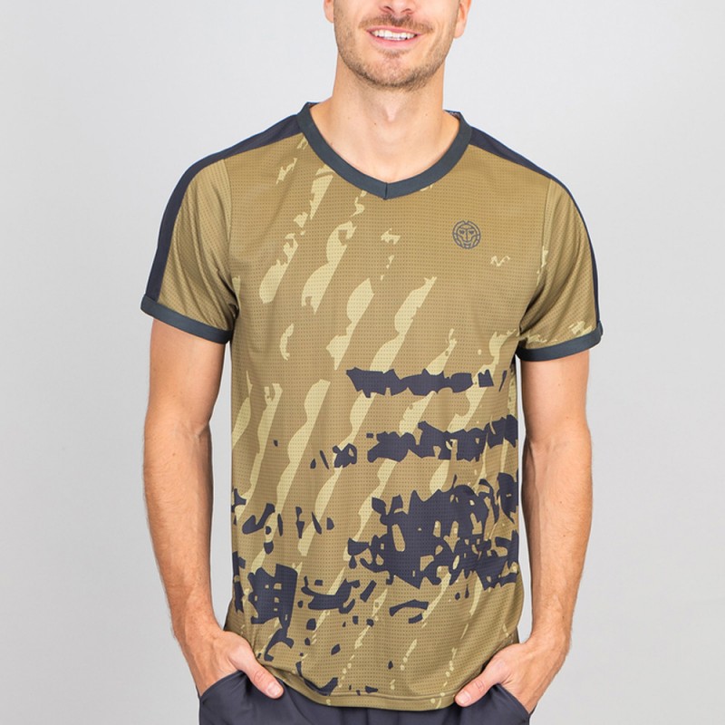 Camiseta Bidi Badu Pure Wild V-NECK TEE oliva gris oscuro Camiseta Bidi Badu Pure Wild V-NECK TEE oliva gris oscuro