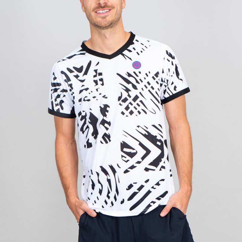 Camiseta Bidi Badu Melbourne V-Neck Tee blanca negra Camiseta Bidi Badu Melbourne V-Neck Tee blanca negra