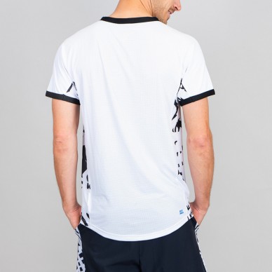 Camiseta Bidi Badu Melbourne V-Neck Tee blanca negra