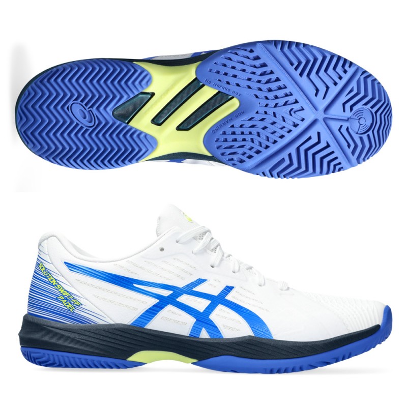 Asics Solution Swift FF Padel white illusion blue Asics Solution Swift FF Padel white illusion blue