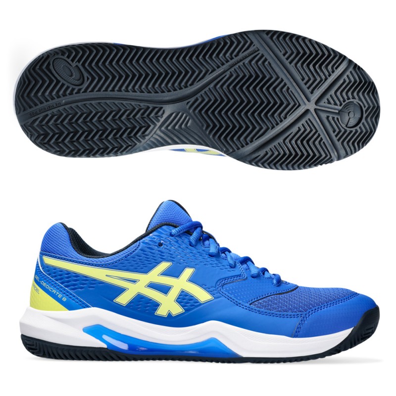 Asics Gel Dedicate 8 Padel illusion blue glow yellow Asics Gel Dedicate 8 Padel illusion blue glow yellow