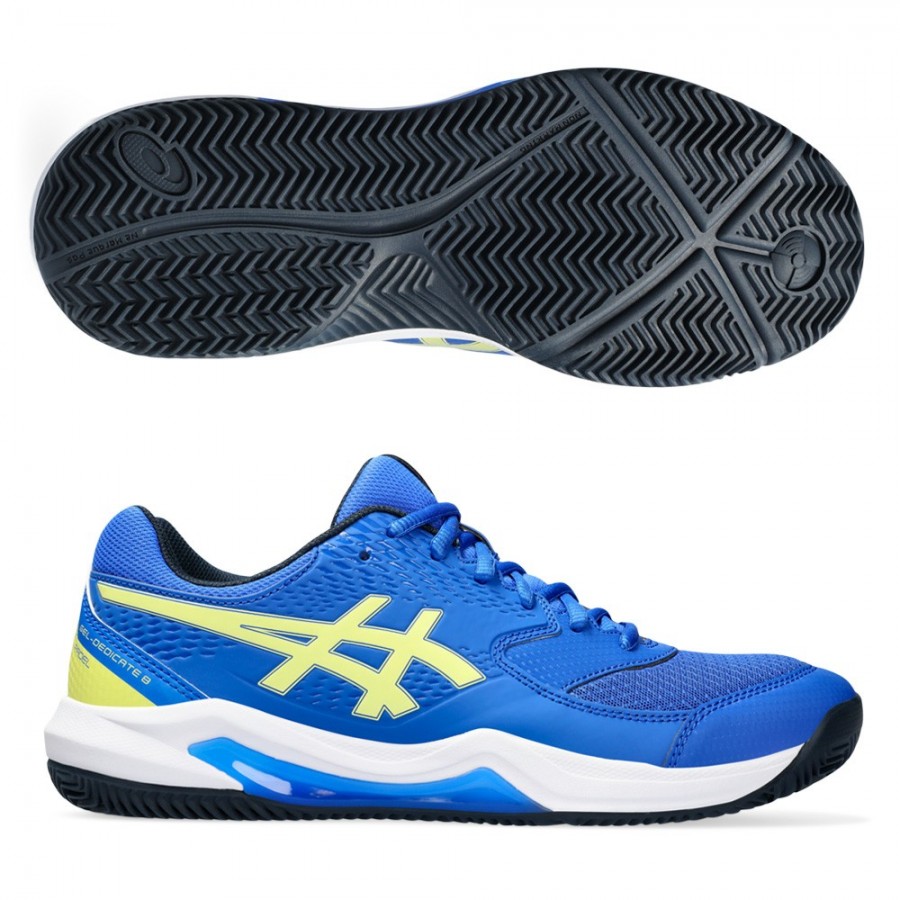 Asics Gel Dedicate 8 Padel illusion blue yellow - Zona de Padel