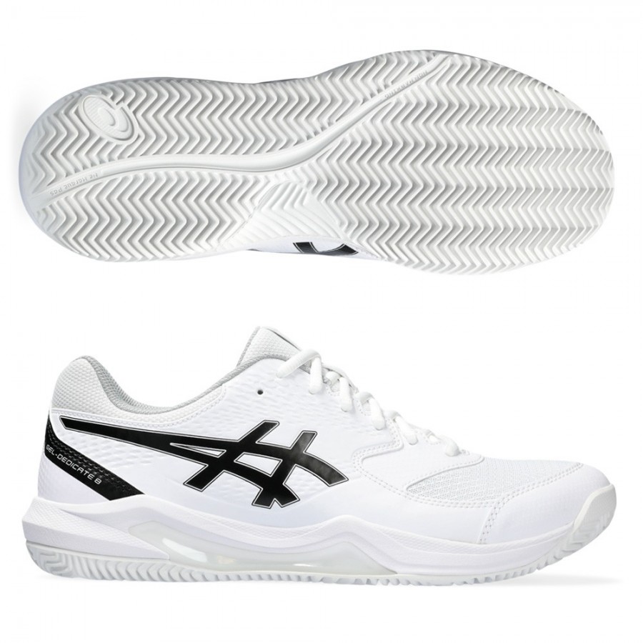 ASICS Tenis Gel-Game 8 para hombre, Blanco/Negro