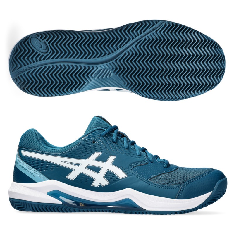 Asics Gel Dedicate 8 Clay restful teal white Asics Gel Dedicate 8 Clay restful teal white