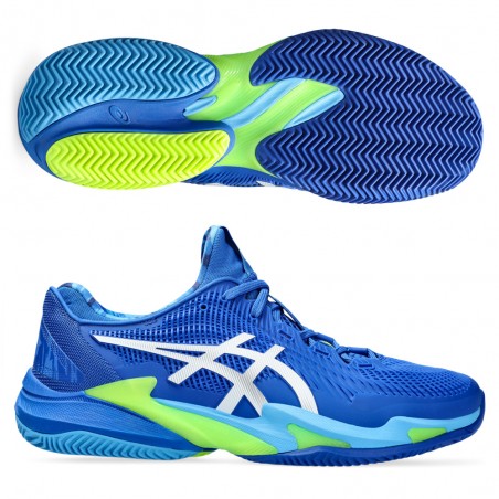 Asics Court FF 3 Novak Clay tuna blue white - Zona de Padel