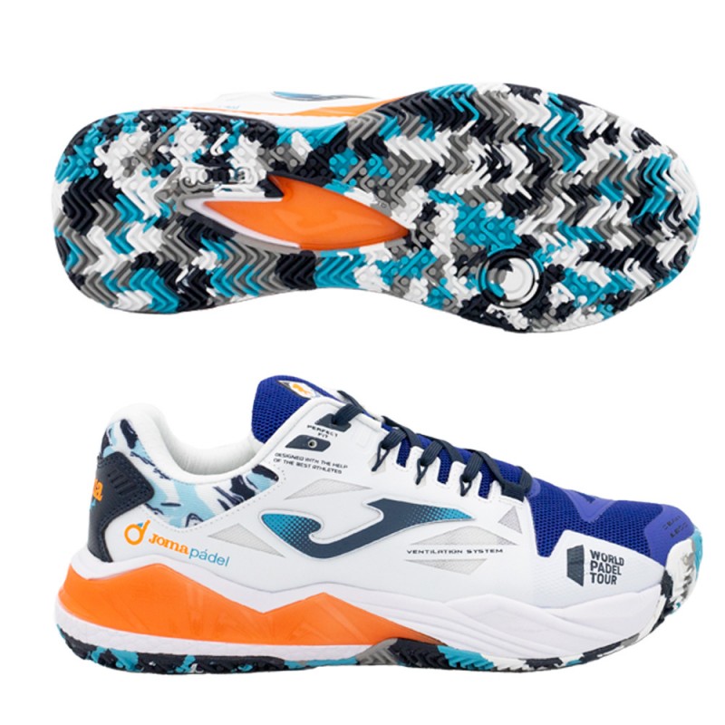 Zapatillas Joma T.SPIN 2304 royal blanco 2023 Zapatillas Joma T.SPIN 2304 royal blanco 2023