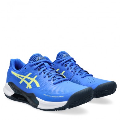 Asics Gel Challenger 14 Padel illusion blue glow yellow