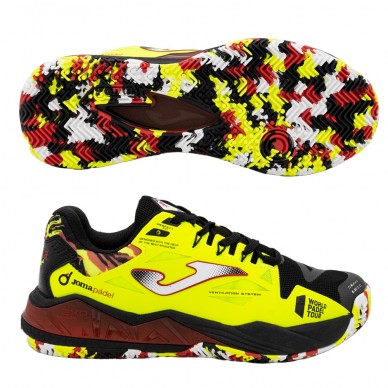 Zapatillas Joma T.SPIN 2309 negro amarillo fluor 2023