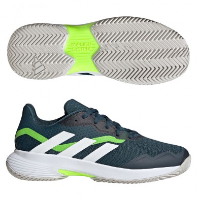 Zapatillas Adidas Courtjam Control M arctic night white lemon 2023