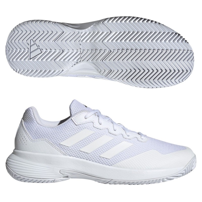 Zapatillas Adidas Gamecourt 2 M white matte silver 2023 Zapatillas Adidas Gamecourt 2 M white matte silver 2023