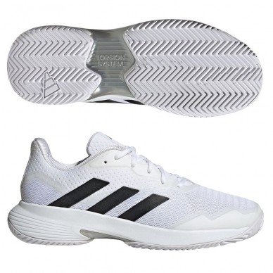 Zapatillas Adidas Courtjam Control M white core black silver 2023