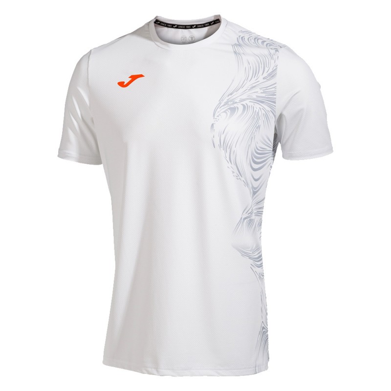Camiseta Joma Challenge blanca gris Camiseta Joma Challenge blanca gris