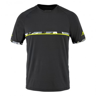 Camiseta Babolat Crew Neck Tee Lebron naranja azul oscuro - Zona de Padel