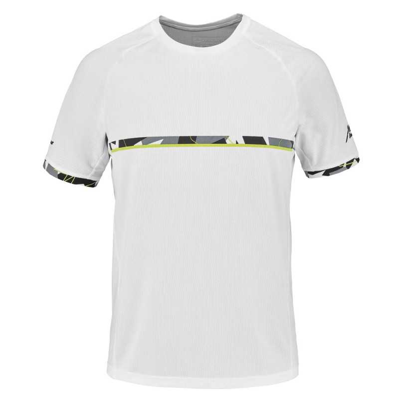 Camiseta Babolat Aero Crew Neck Tee blanca