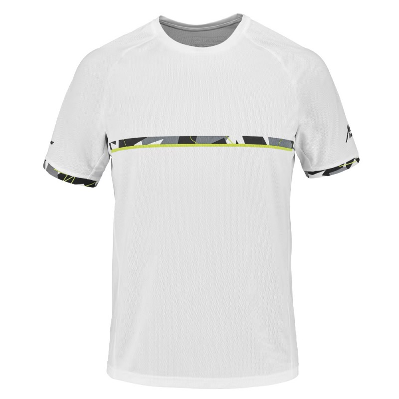Camiseta Babolat Aero Crew Neck Tee blanca Camiseta Babolat Aero Crew Neck Tee blanca