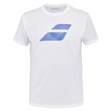 Camiseta Babolat Exercise Big Flag Tee Men blanco