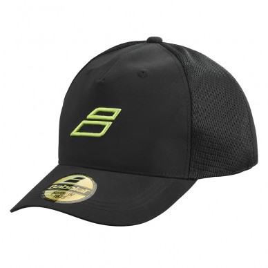 Gorra Babolat Curve Trucker negro amarillo