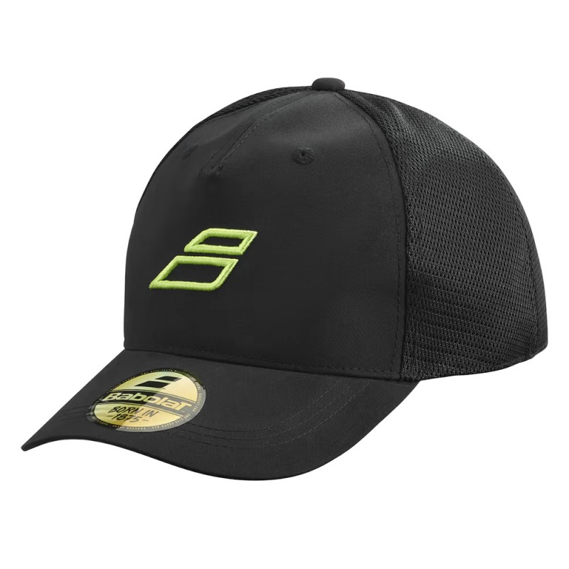 Gorra Babolat Curve Trucker negro amarillo Gorra Babolat Curve Trucker negro amarillo
