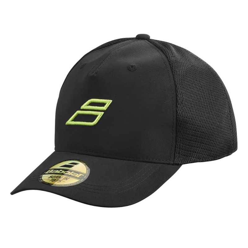Gorra Babolat Curve Trucker S negro amarillo Gorra Babolat Curve Trucker S negro amarillo