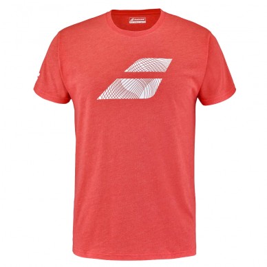 Camiseta Babolat Exercise Big Flag Tee Men rojo