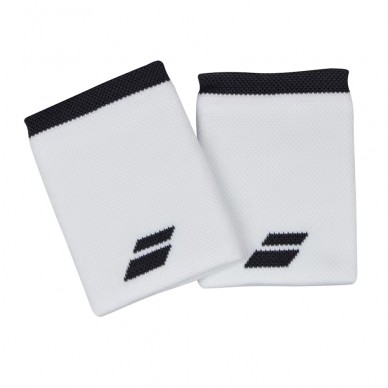 Muñequeras Babolat Logo Jumbo blancas