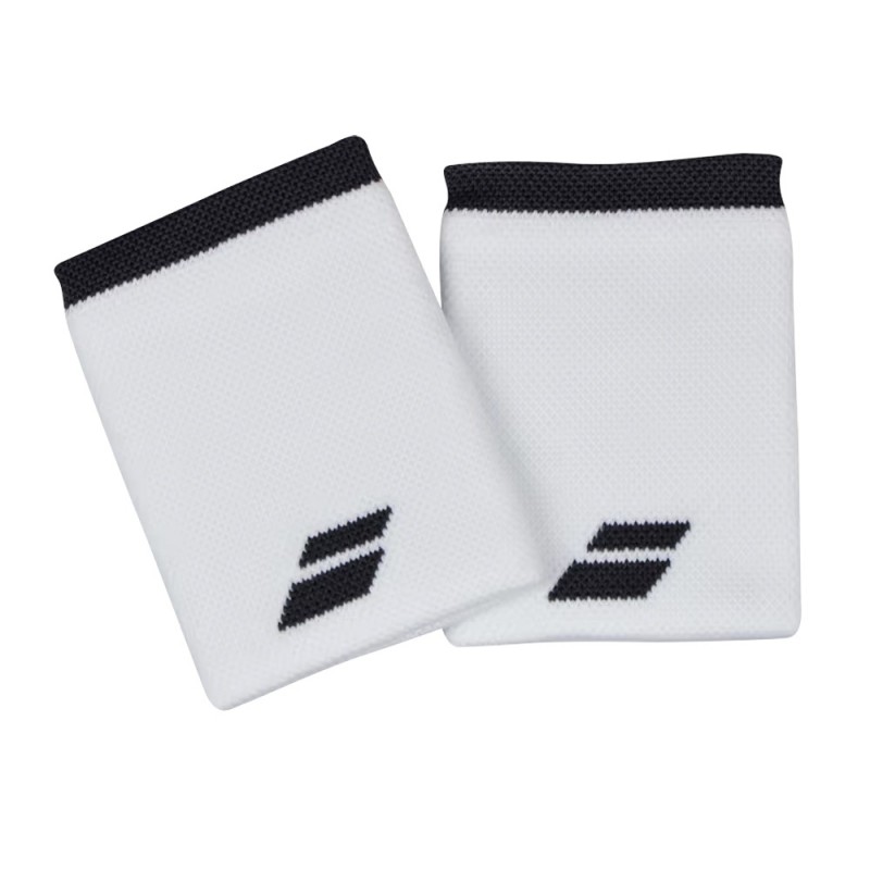 Muñequeras Babolat Logo Jumbo blancas Muñequeras Babolat Logo Jumbo blancas