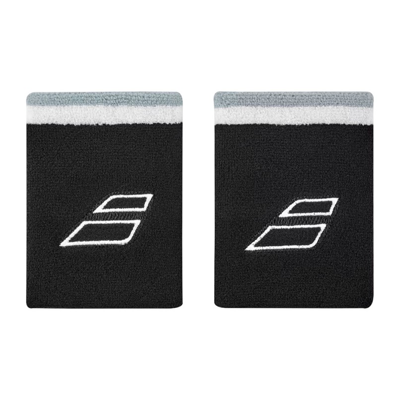 Muñequeras Babolat Terry Jumbo negras Muñequeras Babolat Terry Jumbo negras