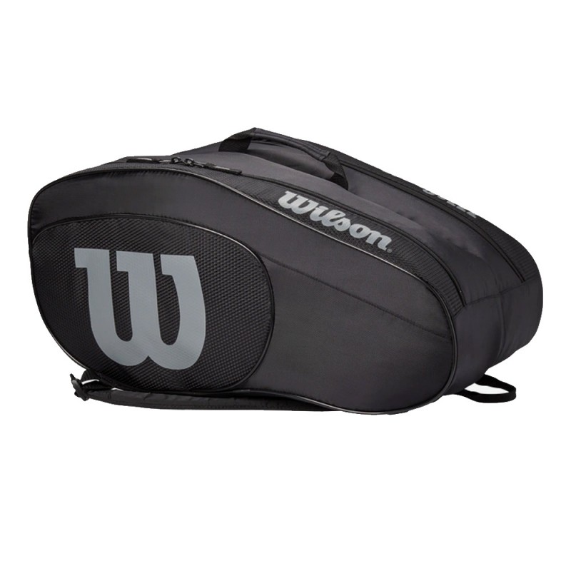 Paletero Wilson Team negro gris 2023 Paletero Wilson Team negro gris 2023