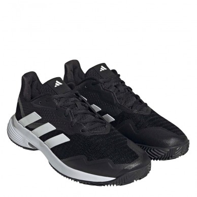 Zapatillas Adidas Courtjam Control Clay M core black white grey 2023