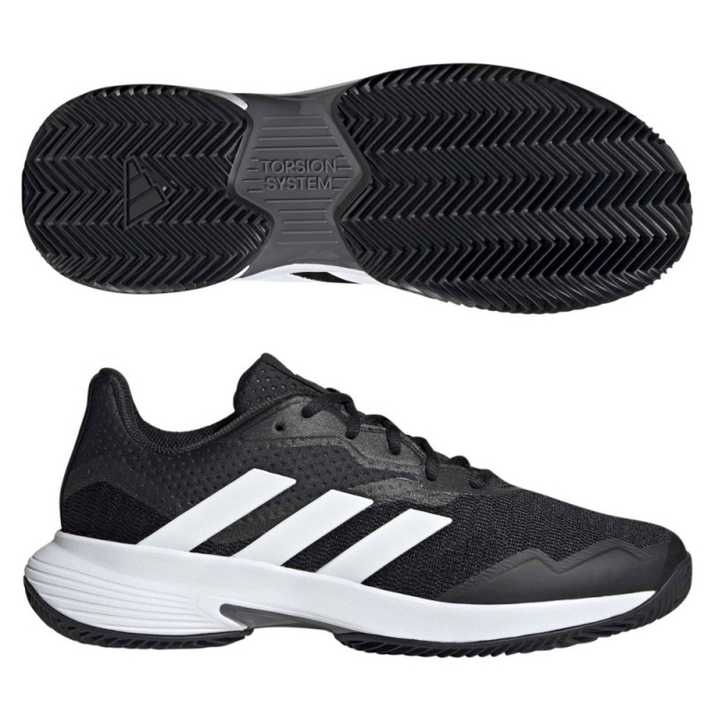 Zapatillas Adidas Courtjam Control Clay M core black white grey 2023 Zapatillas Adidas Courtjam Control Clay M core black white grey 2023