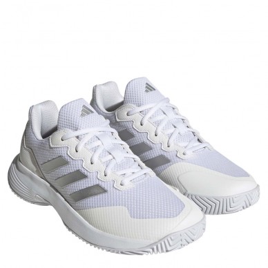 Zapatillas Adidas Gamecourt 2 W white silver 2023