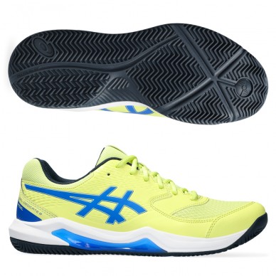 Asics Gel Dedicate 8 Padel glow yellow illusion blue