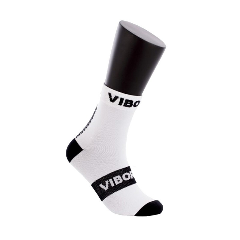 Calcetines Vibora Kait media caña blanco negro Calcetines Vibora Kait media caña blanco negro