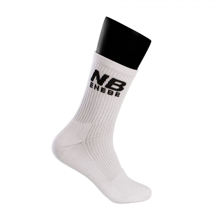 Calcetines Enebe Revolution blancos, 1 par - Zona de Padel